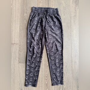Titika Active Couture Panther Print Pants in Black Size Small
